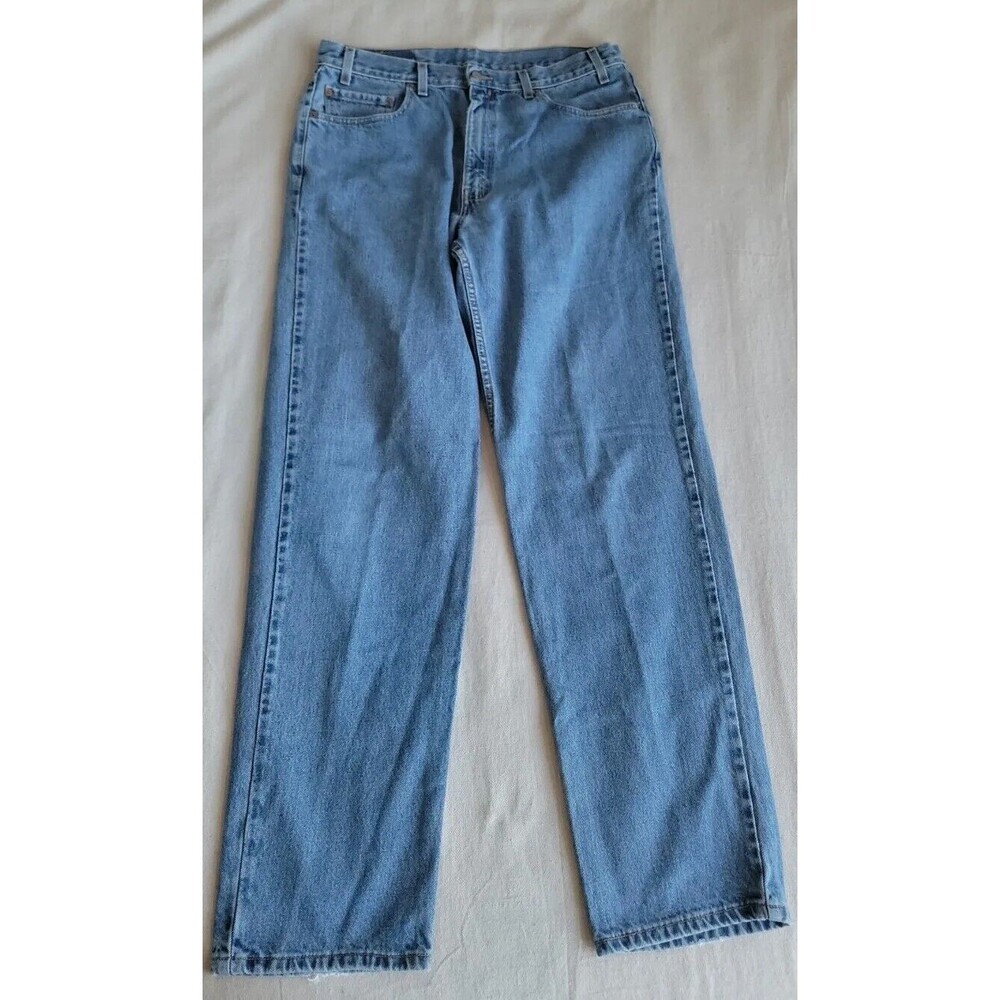 VTG Levis 550 Jeans Mens 36 (34x33) Baggy Tapered Blue Mid Rise‎ Cotton 90s Y2K